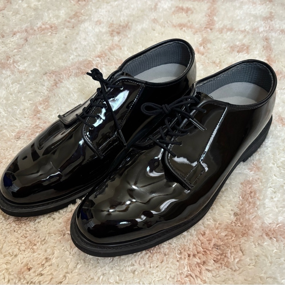 Bates Lites Glossy Black Men's Oxfords